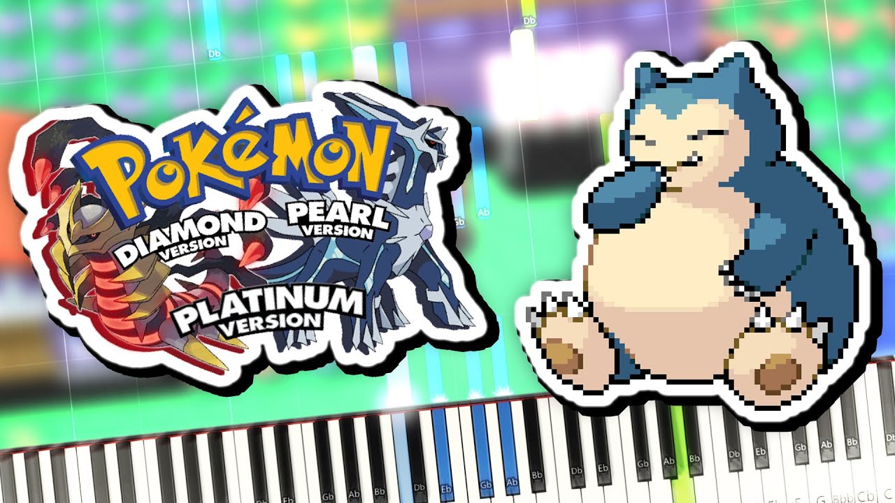 Pokemon Diamond & Pearl - Floaroma Town Theme Piano Tutorial Synthesia