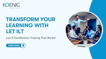 Transform Your Learning with LET ILT | Live IT Certification Training That Works