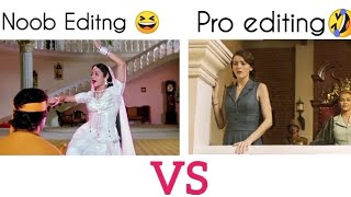 Noob Editng Vs Pro Editng Funny Trend Vedo New Vs Old Song 