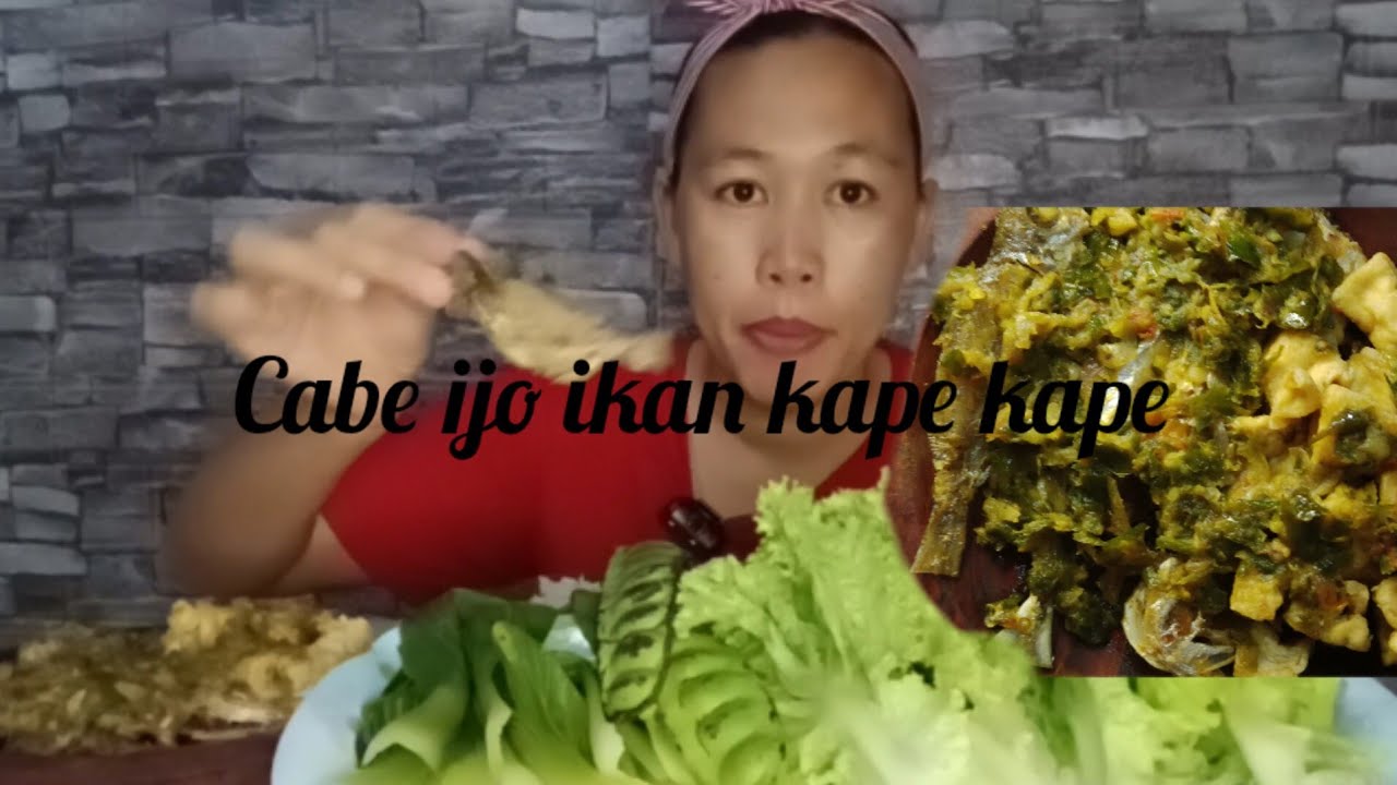 CABE IJO IKAN KAPE KAPE+LALAPAN MENTAH - YouTube