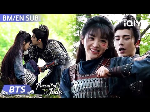 BTS: Funny argument behind the scenes🤣|Zhang Linghe💖Tian Xiwei| Pursuit of Jade逐玉 | iQIYI Malaysia