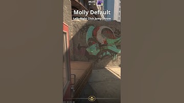 molly default plant on CS2 Overpass #cs2 #counterstrike #shorts