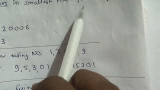 Class 4 Scholarship Exam Maharashtra Board Navneet Book 1 Making Greatest,Smallest 5 digit no.Part 2