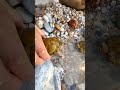 Gem stones from the canyon #outdoors。 diamonds and gold