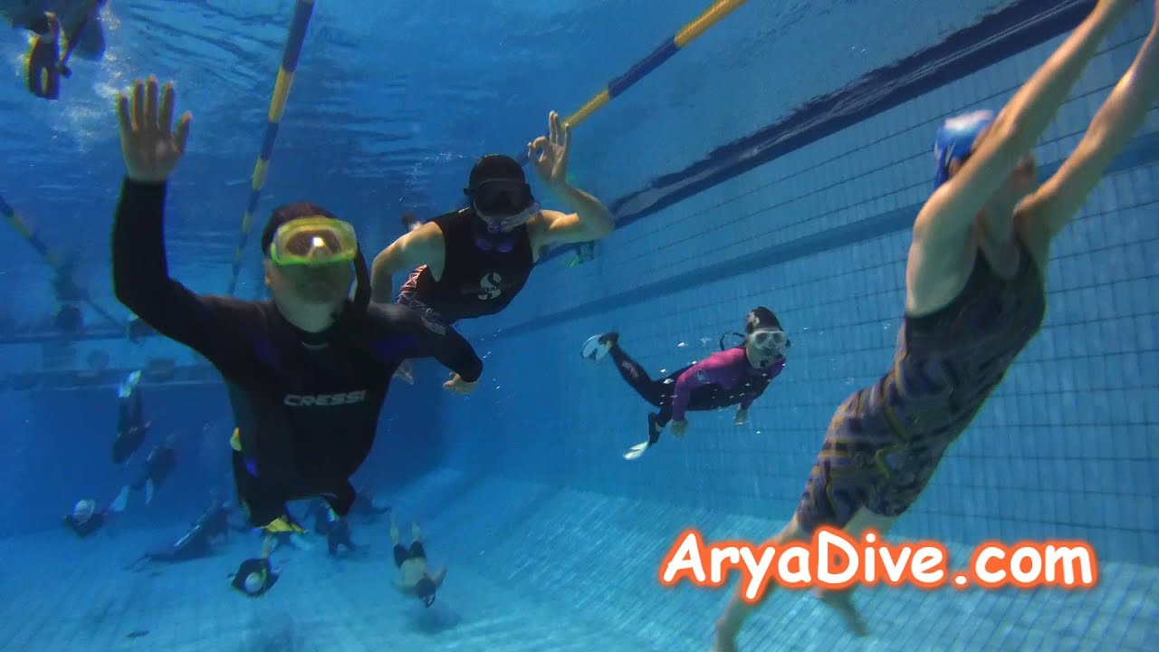 2015.10.10 Skin Diving Lesson (10월 정모) [Part 2. 잠영 연습] YouTube