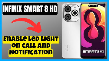 Enable Led light on call and Notification infinix Smart 8 HD || How to Enable Led light on call