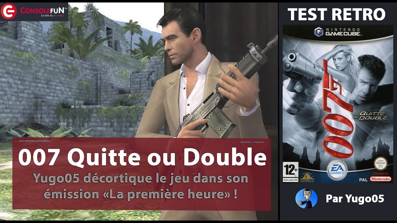 Notice De Jeu : James Bond 007 Quitte Ou Double Sur GameCube - État Correct