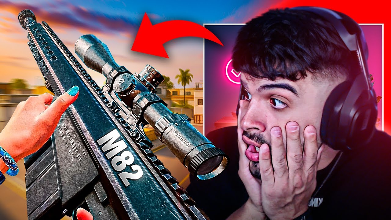 PROBÉ EL NUEVO SNIPER M82 😍… SU VELOCIDAD DE BALA ES INSANA 😱
