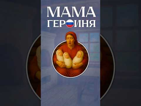 Женский рекорд - 69 детей #россия #рекорд #женщина