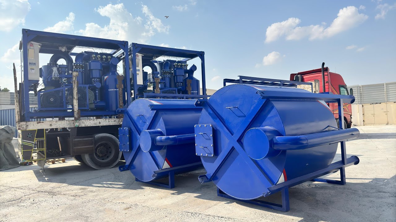 Industrial abrasive vacuum recovery system for marine, oilfield, offshore tank industries