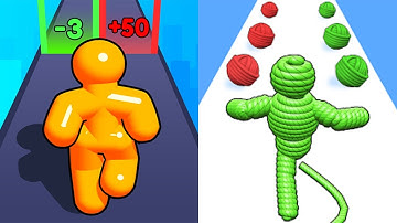 Tall Man Run VS Rope Man Run - Gameplay Mobile Game Walkthrough Android Ios Gaming All Levels