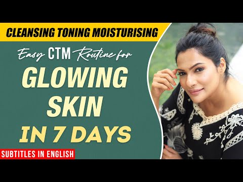 Easy CTM Routine for Glowing Skin in 7 Days | Cleansing Toning Moisturizing | Rethika's Just my way
