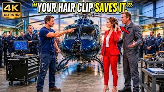 Nobody Could Fix My Helicopter,” Said the CEO—Then a Single Dad Asked for Her Hairpin