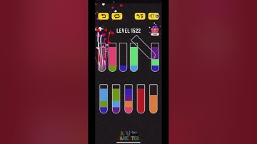 Water Sort Puzzle Level 1522 is a PUZZLE ENGINEER! ⚙️ Build Precision #shorts