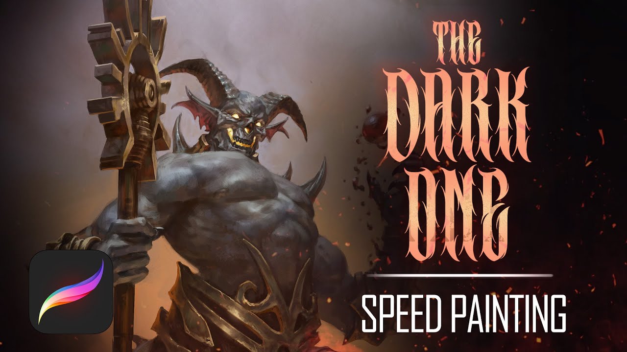 The Dark One | Digital Painting Time-Lapse