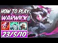 HOW TO PLAY WARWICK JUNGLE DIAMOND GUIDE OLD GOD WARWICK NEW SKIN | Build & Runes -League of Legends