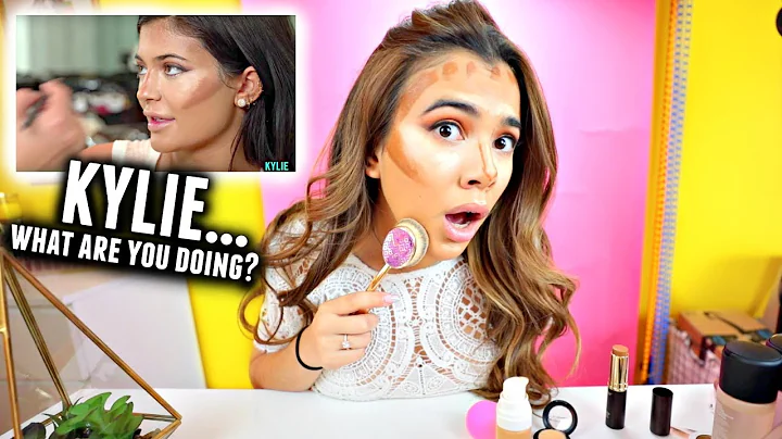 I tried following a Kylie Jenner Makeup Tutorial.....