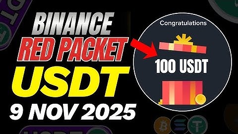 Binance 🎁 Free USDT Red Packet Code Today | Claim Fast | 9 November 2025 #binance #usdt 