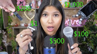ASMR $1 Microphone VS $1,000 Microphone