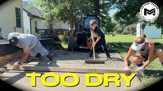 Pouring This DIY Patio Didn't Go As Planned