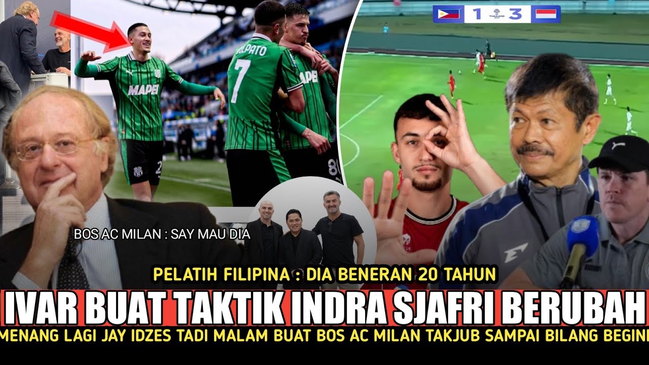 KAGET‼️Semua Ikut Bahagia Kejutan Datang Untuk Timnas U22 Sea Games, Bos Ac Milan Pantau Jay Idzes