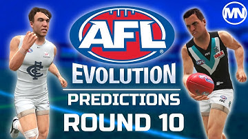 AFL Evolution Predicts Round 10 2019