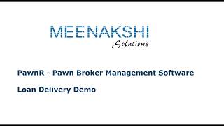 PawnR  : Delivery - Pawn Broker / Gold Loan Software (Tamil) screenshot 4