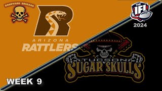 2024 IFL Football Highlights Week 9 - Arizona Rattlers at Tucson Sugar Skulls
