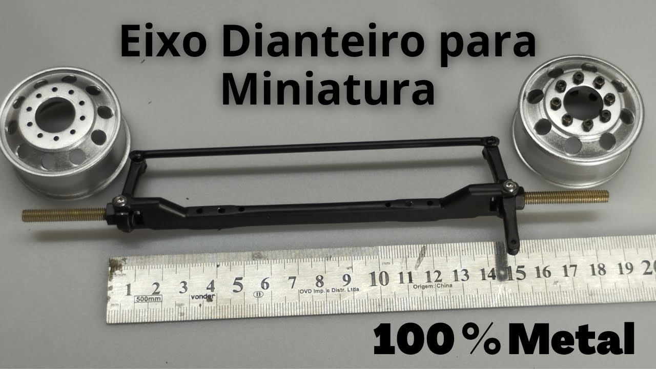Eixo Dianteiro para Miniatura