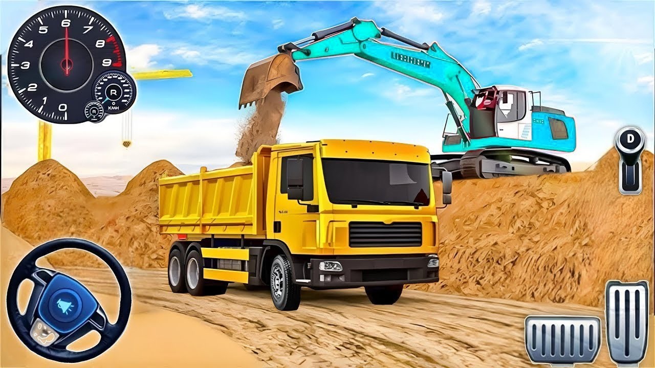 City Construction Sim Truck 3D | Real Building Machines Gameplay | Excavator & Truck Simulator