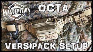 Maxpedition Octa Versipack | First Line Gear Setup! | Tactical Fanny Pack as Battle Belt