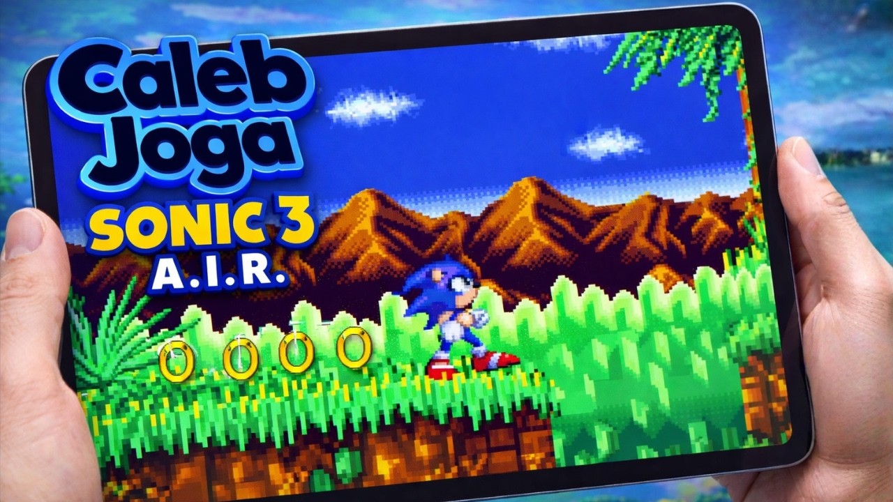 Sonic 3 A.I.R. no Tablet?! 😱 A Melhor Versão de Sonic 3!