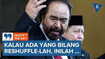 Kata Surya Paloh soal Isu Reshuffle Menteri Nasdem
