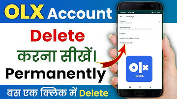 Olx Account Delete Kaise Kare | How to Delete Olx Account Permanently | Delete olx account