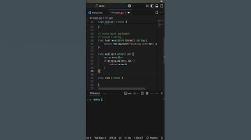 Use errors.As in Go to properly match and handle custom error types. #golang #codingtips #devops