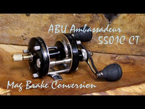 キャスティング ABU Ambassadeur 5501C CT Mag Brake Conversion マグ