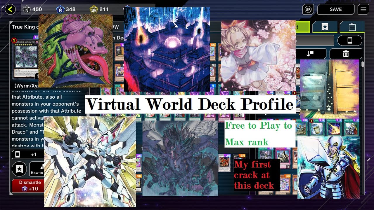 Virtual World Deck Profile - My free to play list after 2 hours of play - Master Duel Decklist
