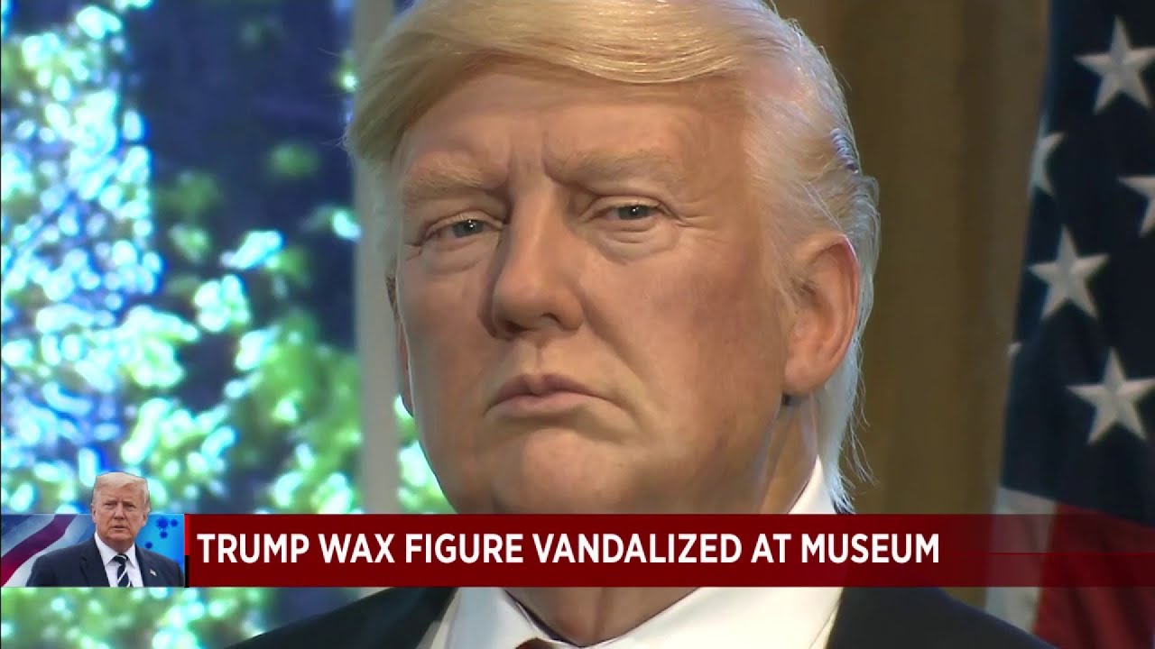 Wax figure of Donald Trump at San Antonio Museum vandalized