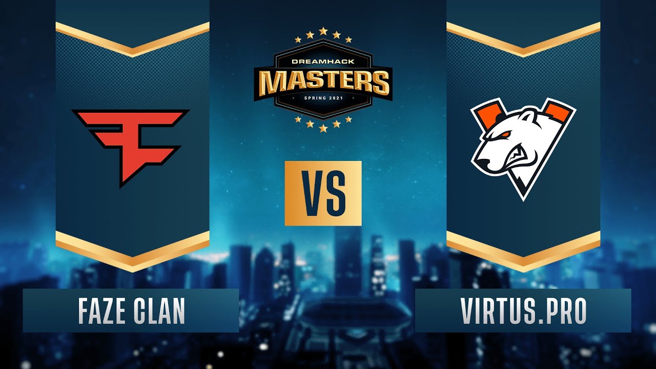 CS:GO - FaZe Clan vs. Virtus.pro [Train] Map 1 - DreamHack Masters Spring 2021 - Group A