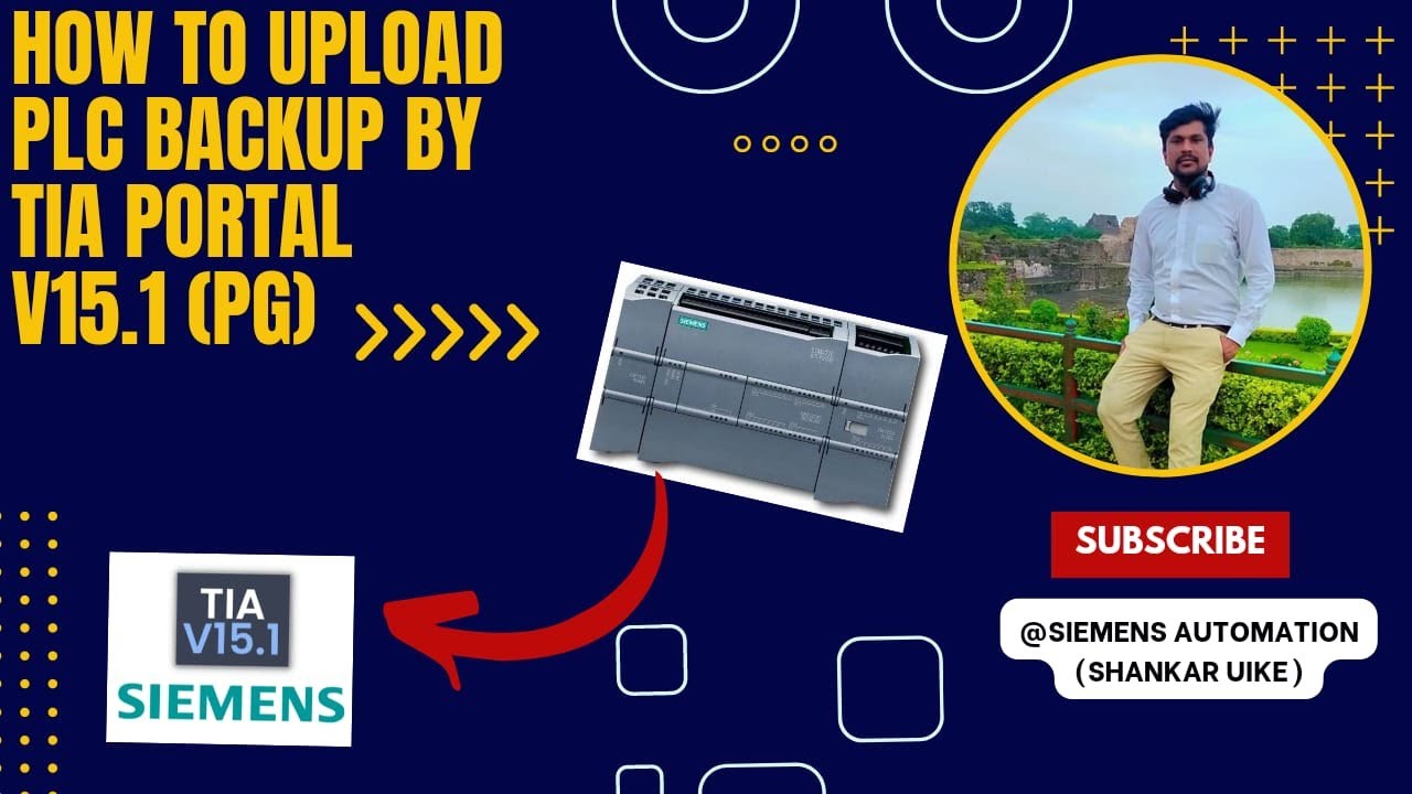 How to take Backup of Siemens S7-1200 PLC ? Upload project from S7 1200 ...