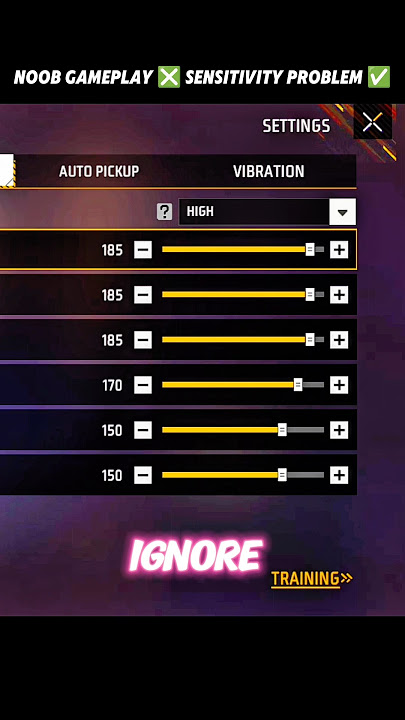 Use High Sensitivity ❎ Use Default Sensitivity ✅ #mrfreesidegamer #freefire #garena #india