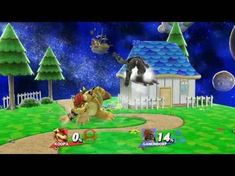 【スマブラWiiU】クッパ　ダウン連