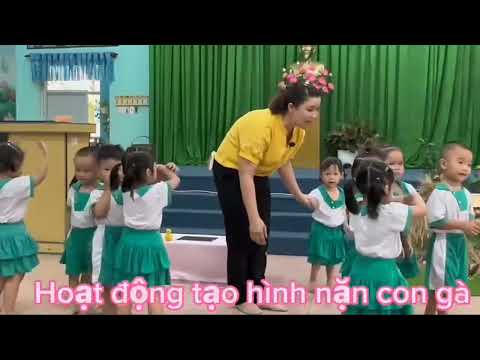 Chuyên đề cấp huyện: Hoạt động tạo hình nặn con gà của trẻ nhà trẻ của Trường MN Tân Thông hội 2 ngày 20/4/2023