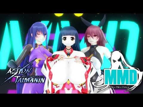 [MMD] Action Taimanin Chizu, Rinko and Shiranui Hand Clap