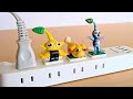 【粘土】ピクミンとオッチンのコンセントカバー 作ってみた。