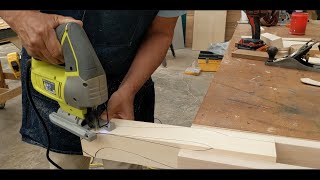 HOW TO CUT A PROVENCAL CHAIR LEG WITH A JIGSAW!!!