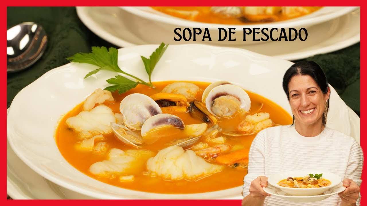 SOPA DE PESCADO.🎄 Receta especial Navidad 🎄