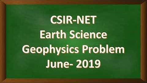 CSIR NET Earth Science (Climatology Problem) June 2019 part 3