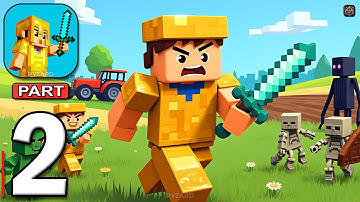 Craft Commander - Gameplay Walkthrough Part 2 - Craft Your Army To Victory (Android, iOS)