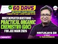 Most Repeated Questions of Practical Organic Chemistry (GOC) for JEE Main 2026 | JEE Chemistry #LIVE